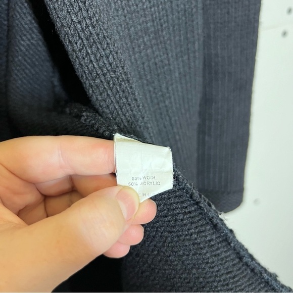 Bryn Walker Wool Blend Thick Chunky Knit Cardigan Size Medium - Picture 13 of 13